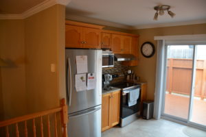 Kitchen cabinets before painting